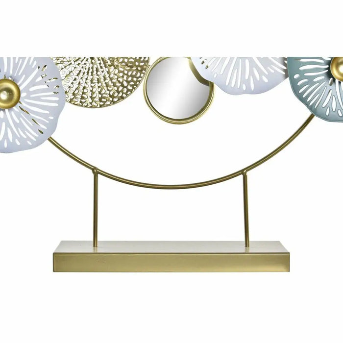 Decorative Figure DKD Home Decor Mirror Golden Metal (44 x 8 x 46 cm) - Декорация и Осветление<<<Дом