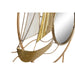 Decorative Figure DKD Home Decor Mirror Golden Metal Mediterranean (53 x 9 x 67 cm) - Декорация и Осветление<<<Дом