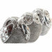 Decorative Figure DKD Home Decor Multicolour Silver Owl Chromed 12 x 11 x 14 cm (3 Units) - Декорация и