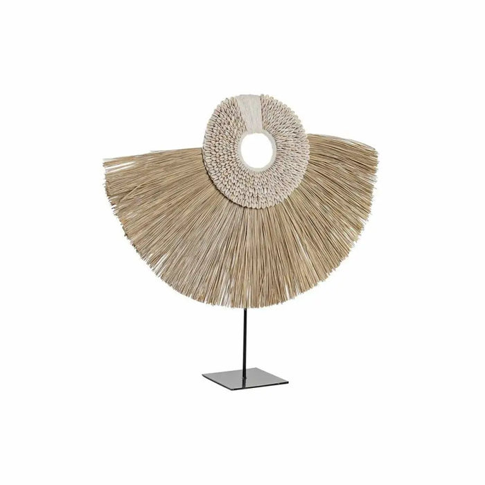 Decorative Figure DKD Home Decor Natural Black Iron Jute Ethnic (55 x 12 x 53 cm) - Декорация и Осветление<<<Дом