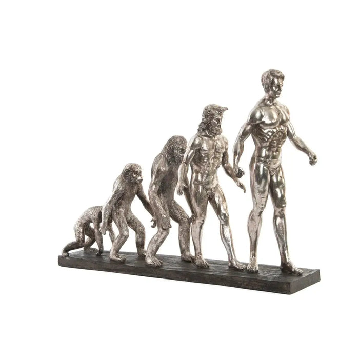 Decorative Figure DKD Home Decor Origin of Species Silver Chromed 55 x 18 x 42 cm - Декорация и Осветление<<<Дом