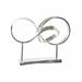 Decorative Figure DKD Home Decor Silver Abstract Modern 42 x 18 x 33 cm - Декорация и Осветление<<<Дом