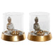 Decorative Figure DKD Home Decor Silver Golden Oriental 16 x 16 x 18 cm (2 Units) - Декорация и Осветление<<<Дом