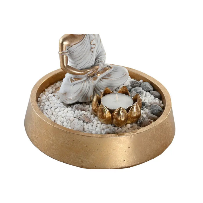 Decorative Figure DKD Home Decor Silver Golden Oriental 16 x 16 x 18 cm (2 Units) - Декорация и Осветление<<<Дом