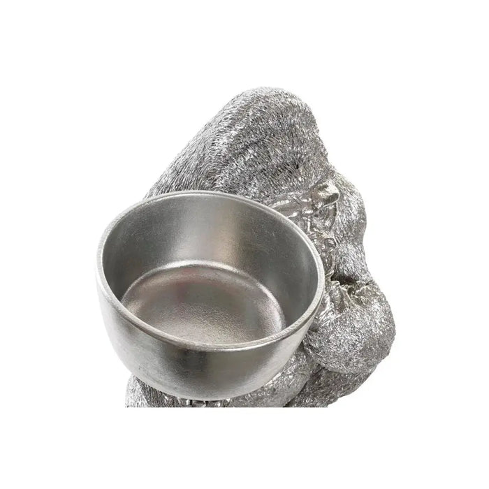 Decorative Figure DKD Home Decor Silver Resin Gorilla (32 x 26,5 x 36 cm) - Декорация и Осветление<<<Дом