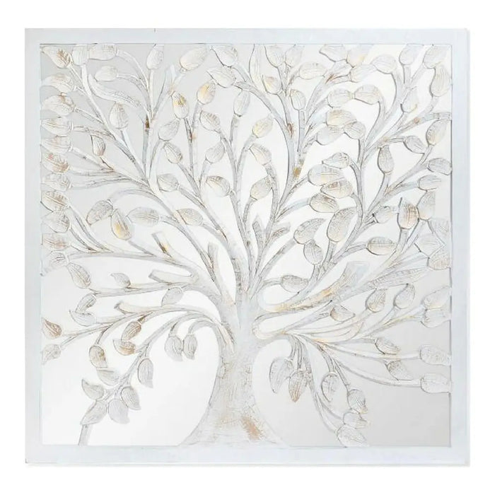 Decorative Figure DKD Home Decor Tree Crystal MDF Wood (120 x 3.5 x 120 cm) - Декорация и Осветление<<<Дом