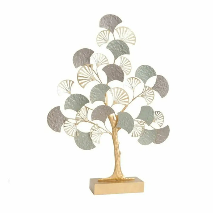 Decorative Figure DKD Home Decor Tree Golden Metal Multicolour Modern (64 x 11 x 87,6 cm) - Декорация и