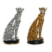 Decorative Figure DKD Home Decor White Black Orange Leopard Colonial 16 x 16 x 32 cm (2 Units) (2 Pieces) - Декорация и