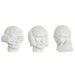 Decorative Figure DKD Home Decor White Neoclassical 14 x 11 x 14 cm (3 Units) - Декорация и Осветление<<<Дом
