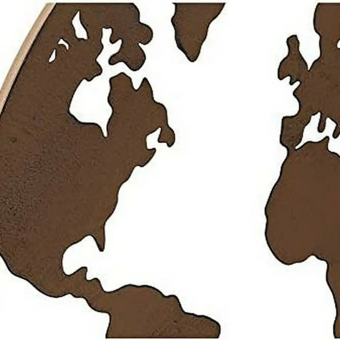 Decorative Figure DKD Home Decor World Map Black Copper White 40 x 1 x 40 cm (3 Pieces) - Декорация и Осветление<<<Дом