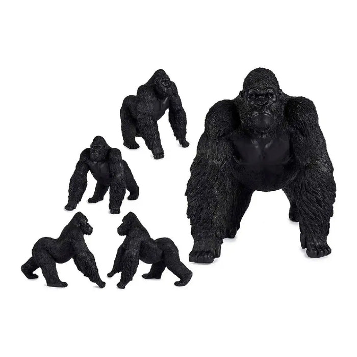 Decorative Figure Gift Decor Black Gorilla 30 x 36 x 45 cm - Декорация и Осветление<<<Дом Градина<<<BigBuy&&&Други