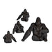 Decorative Figure Gift Decor Black Gorilla 34 x 50 x 63 cm - Декорация и Осветление<<<Дом Градина<<<BigBuy&&&Други