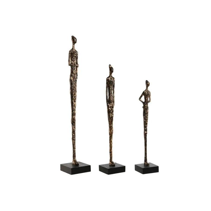 Decorative Figure Home ESPRIT Black Dark grey Modern Persons 11,5 x 11,5 x 70 cm - Декорация и Осветление<<<Дом