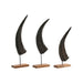 Decorative Figure Home ESPRIT Black Natural 20 x 11 x 65 cm - Декорация и Осветление<<<Дом Градина<<<BigBuy&&&Други