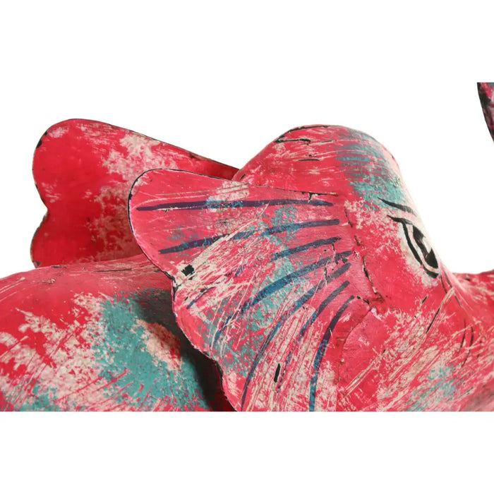 Decorative Figure Home ESPRIT Blue Fuchsia 40 x 12 x 40 cm (2 Units) - Декорация и Осветление<<<Дом
