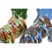Decorative Figure Home ESPRIT Blue Green Multicolour Dog (2 Units) - Декорация и Осветление<<<Дом