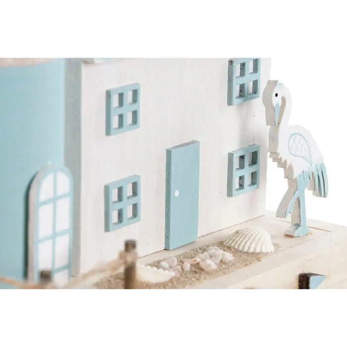 Decorative Figure Home ESPRIT Blue Navy Blue 17 x 8,5 x 30 cm (2 Units) - Декорация и Осветление<<<Дом