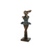Decorative Figure Home ESPRIT Blue Pink Golden Romantic Ballet Dancer 13 x 12 x 30,5 cm (2 Units) - Декорация и
