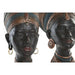 Decorative Figure Home ESPRIT Brown African Woman 30 x 20 x 53 cm (2 Units) - Декорация и Осветление<<<Дом