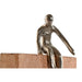 Decorative Figure Home ESPRIT Brown Silver Natural 15 x 10 x 39 cm - Декорация и Осветление<<<Дом
