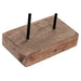Decorative Figure Home ESPRIT Brown Silver Natural 19 x 9 x 28 cm (2 Units) - Декорация и Осветление<<<Дом