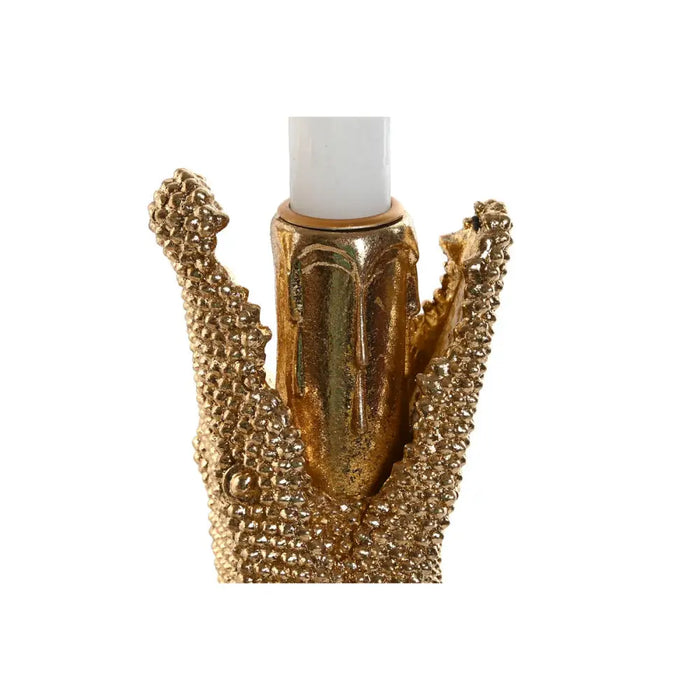 Decorative Figure Home ESPRIT Golden Crocodile 26,5 x 18 x 23,5 cm - Декорация и Осветление<<<Дом