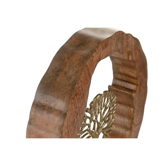 Decorative Figure Home ESPRIT Golden Natural Tree Colonial 28 x 5 x 28 cm - Декорация и Осветление<<<Дом