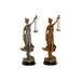 Decorative Figure Home ESPRIT Golden Silver Resin 8,5 x 7,5 x 25 cm (2 Units) - Декорация и Осветление<<<Дом