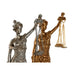 Decorative Figure Home ESPRIT Golden Silver Resin 8,5 x 7,5 x 25 cm (2 Units) - Декорация и Осветление<<<Дом