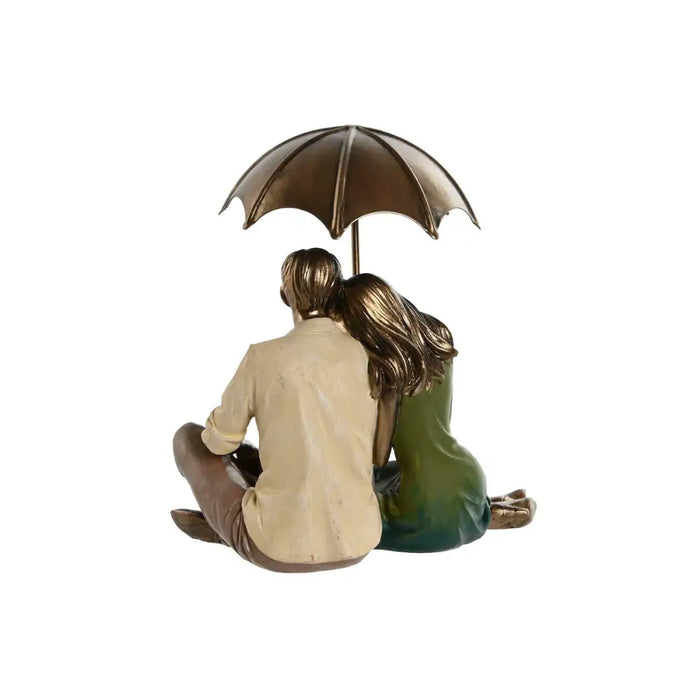 Decorative Figure Home ESPRIT Green Golden Pair 15 x 11,5 x 12 cm - Декорация и Осветление<<<Дом