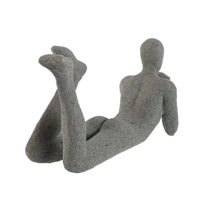 Decorative Figure Home ESPRIT Grey 39 x 13,5 x 20,8 cm - Декорация и Осветление<<<Дом Градина<<<BigBuy&&&Други артикули
