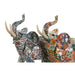 Decorative Figure Home ESPRIT Multicolour Elephant Mediterranean 16 x 7 x 17 cm (2 Units) - Декорация и