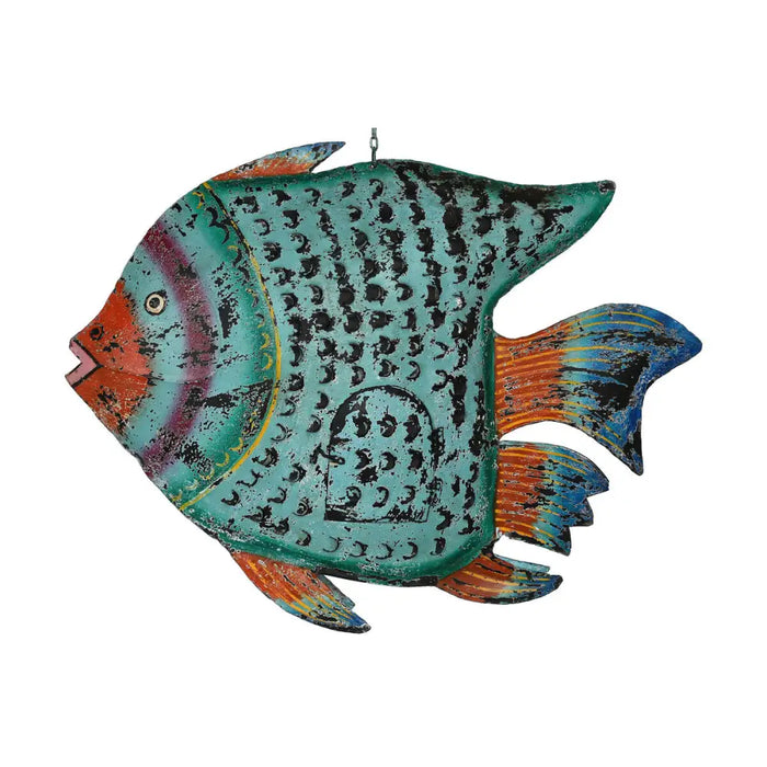 Decorative Figure Home ESPRIT Multicolour Fish 108 X 16 X 80 cm - Други артикули за декорация<<<Декорация и
