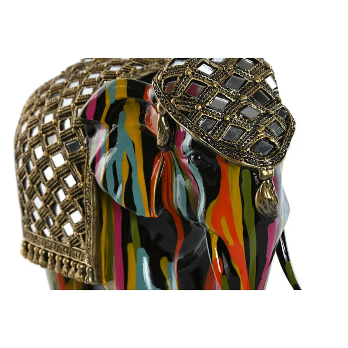 Decorative Figure Home ESPRIT Multicolour Resin Elephant 31 x 14 x 22 cm - Декорация и Осветление<<<Дом
