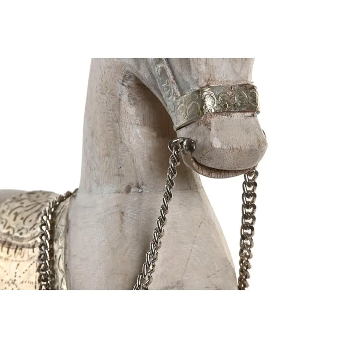 Decorative Figure Home ESPRIT Natural Horse 38 X 10 X 47 CM 38,,50 X 10 X 47 CM - Декорация и Осветление<<<Дом