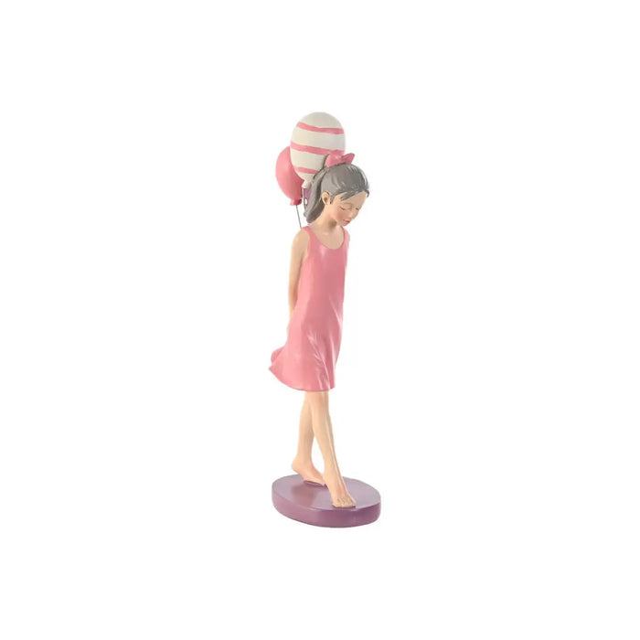 Decorative Figure Home ESPRIT Pink Light mauve chica 7 x 11 x 27 cm - Декорация и Осветление<<<Дом
