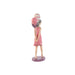 Decorative Figure Home ESPRIT Pink Light mauve chica 7 x 11 x 27 cm - Декорация и Осветление<<<Дом