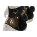 Decorative Figure Home ESPRIT White Black Golden African Woman 15 x 9 x 25 cm (2 Units) - Декорация и Осветление<<<Дом