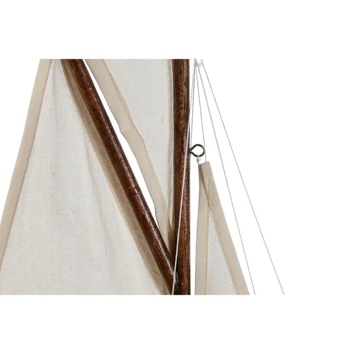 Decorative Figure Home ESPRIT White Brown Mediterranean 55 x 8 x 70 cm (3 Pieces) - Декорация и Осветление<<<Дом