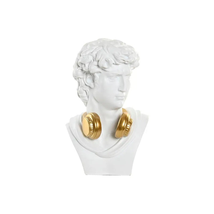 Decorative Figure Home ESPRIT White Golden Bust 19,5 x 16 x 30 cm - Декорация и Осветление<<<Дом