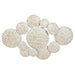 Decorative Figure Home ESPRIT White Golden Circles Stripped - Декорация и Осветление<<<Дом Градина<<<BigBuy&&&Други