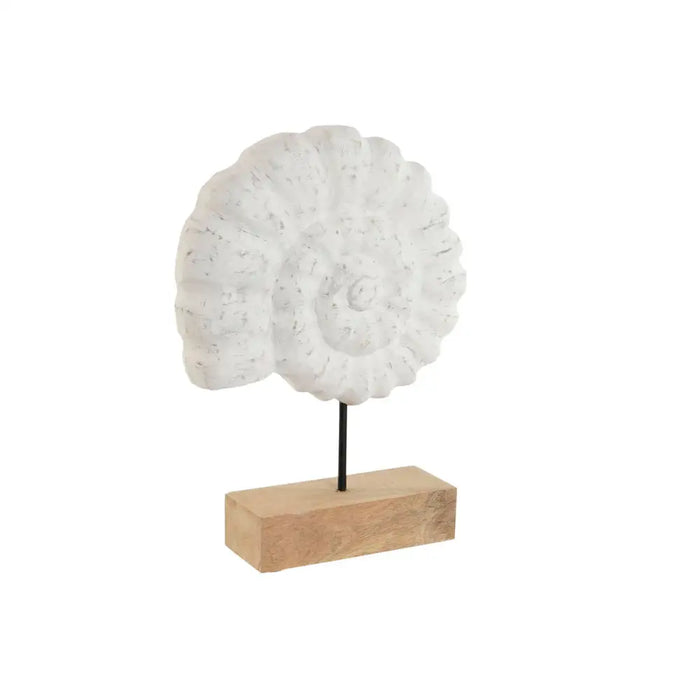 Decorative Figure Home ESPRIT White Natural Mediterranean Snail 29 x 7,5 x 38,5 cm - Декорация и Осветление<<<Дом