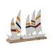 Decorative Figure Home ESPRIT White Navy Blue 67,5 x 13,5 x 46 cm - Декорация и Осветление<<<Дом