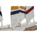 Decorative Figure Home ESPRIT White Navy Blue 67,5 x 13,5 x 46 cm - Декорация и Осветление<<<Дом