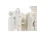 Decorative Figure Home ESPRIT White Oriental 25 X 5 X 13 CM (2 Units) - Декорация и Осветление<<<Дом