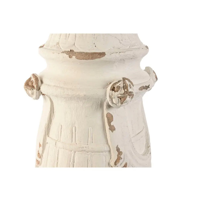 Decorative Figure Home ESPRIT White Stripped 24 x 24 x 60 cm - Декорация и Осветление<<<Дом Градина<<<BigBuy&&&Други