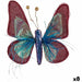 Decorative Figure Krist+ Blue Pink Butterfly 14 x 3 x 18 cm (8 Units) - Декорация и Осветление<<<Дом