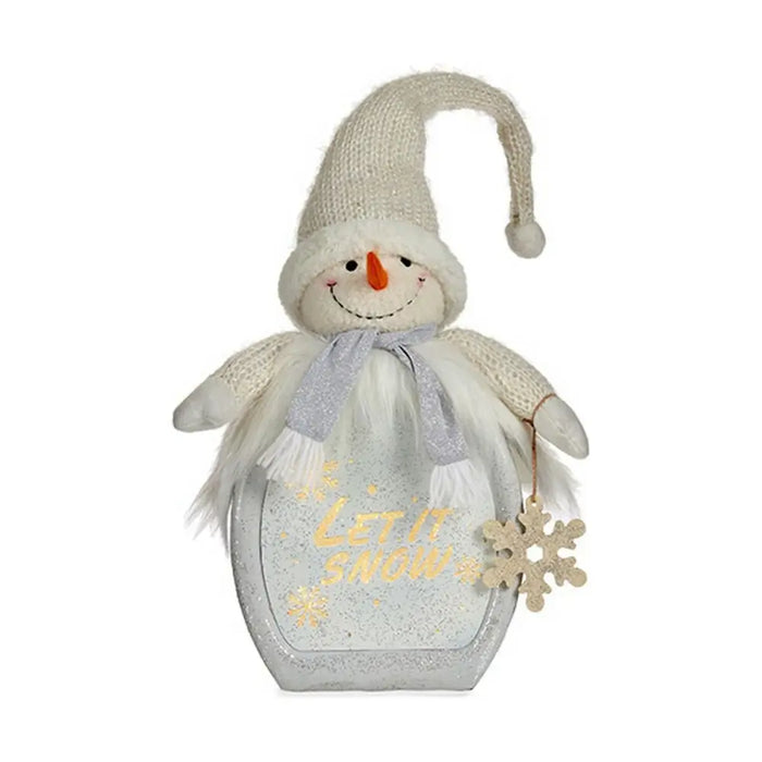 Decorative Figure Snow Doll White 15 x 65,5 x 27 cm - Декорация и Осветление<<<Дом Градина<<<BigBuy&&&Коледни