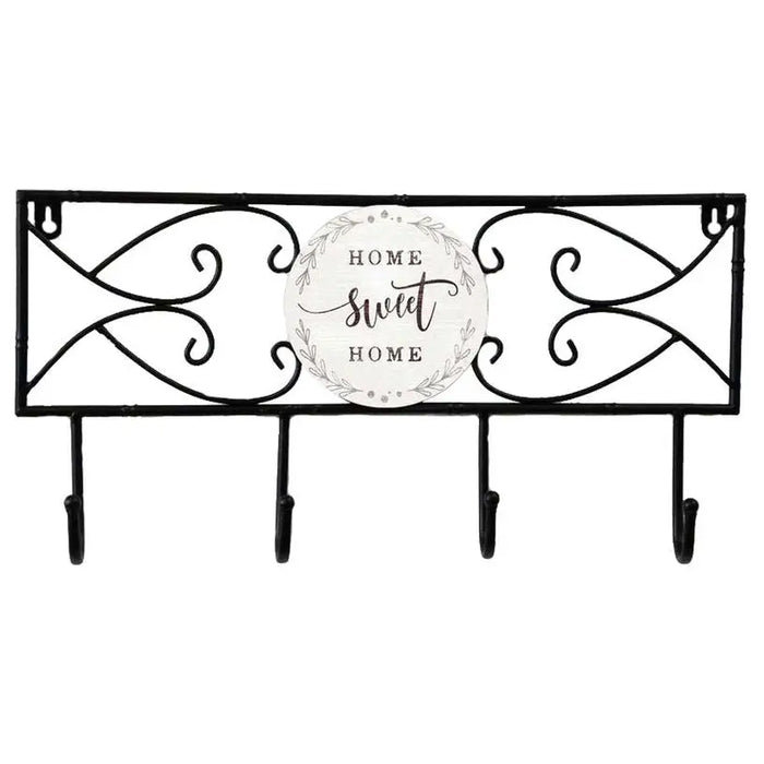 DECORATIVE HANGER WITH 4 HOOKS BLACK - Декоративни елементи<<<Декорации<<<Мебели и интериор<<<Praktiker