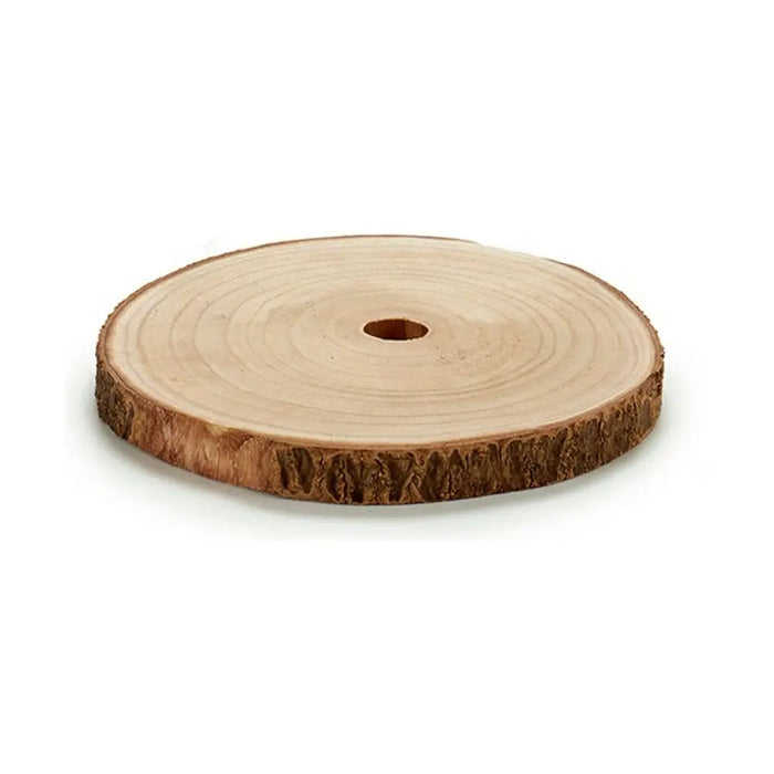 Decorative Log Gift Decor Brown 25 x 2 x 26 cm 26 x 2 x 25 cm Ø 24,5 cm (12 Units) - Декорация и Осветление<<<Дом
